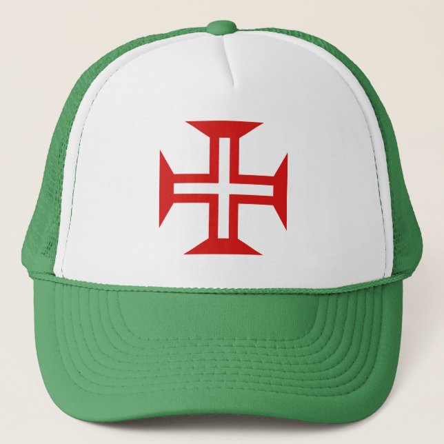 Casquette Symbole de drapeau de croix de pays du Portugal (Devant)