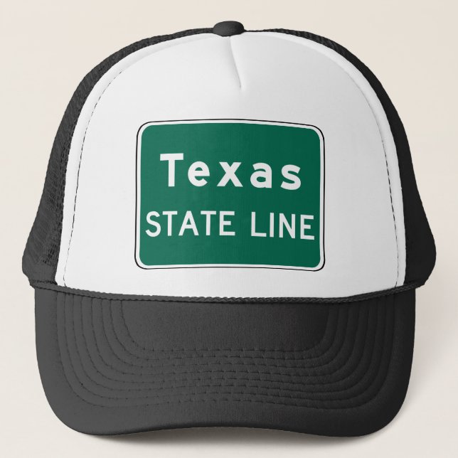 Casquette SYMBOLE DE LA ROUTE DU Texas State Line (Devant)