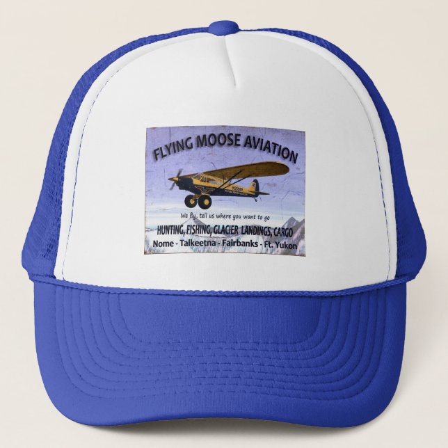 Casquette Symbole de l'aviation vintage de l'orignal (Devant)