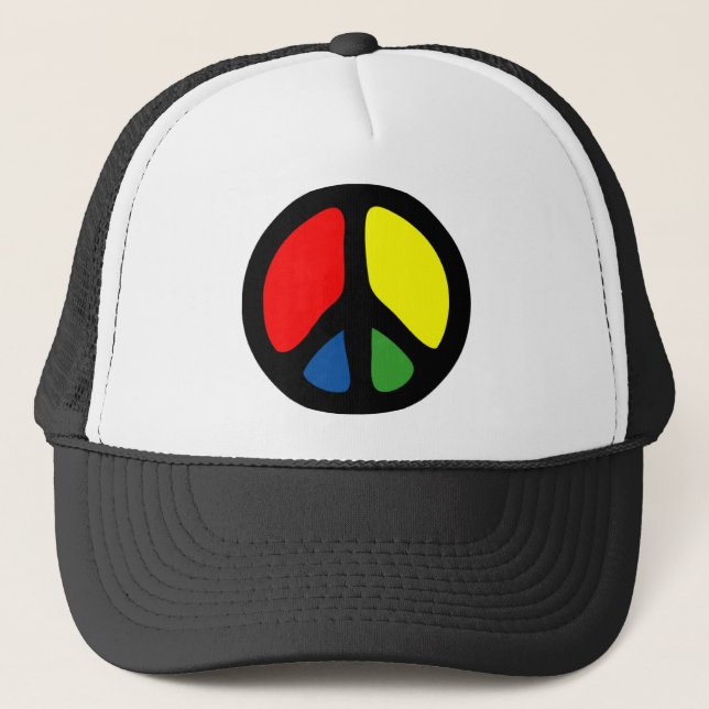 Casquette Symbole de paix Super hippy (Devant)