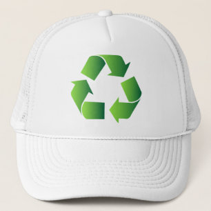 Casquette Symbole de recyclage vert