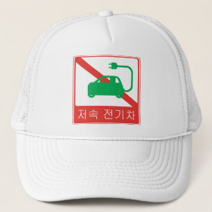 Casquette SYMBOLE DE ROUTE NO DE VÉHICULE NEV Coréen