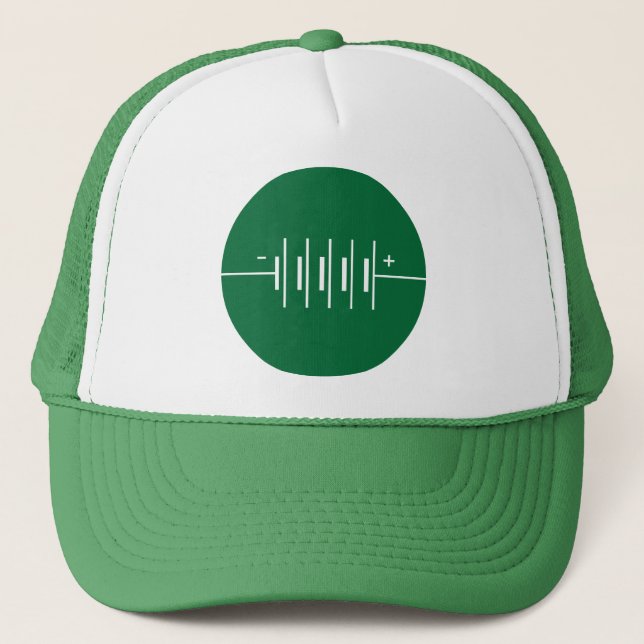Casquette Symbole des piles cerclées (Devant)