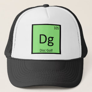 Casquette Symbole Dg - Disk Golf Sports Chemistry Element