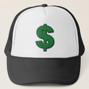 Casquette Symbole Dollar Vert