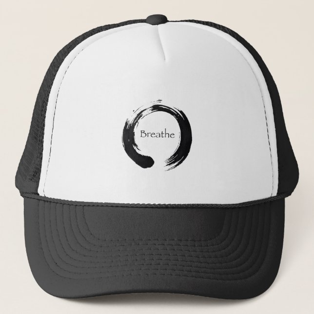 Casquette Symbole Enso de l'infini - Respire (Devant)