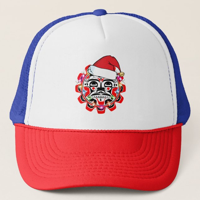 Casquette Symboles haïdas Haida Canadian Native American (Devant)