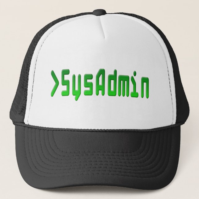 Casquette SysAdmin (Devant)