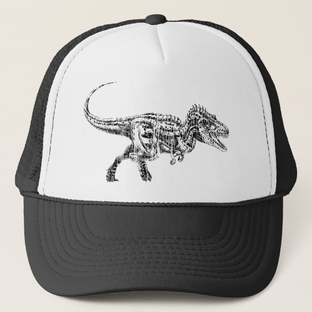 Casquette T Rex affligé (Devant)