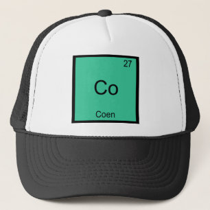 Casquette T-Shirt Co - Symbole d'élément de chimie drôle de