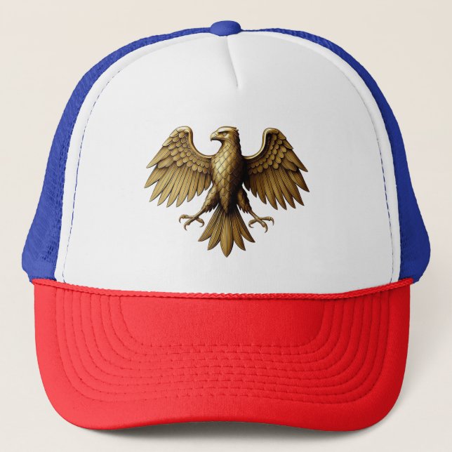 Casquette T-shirt d'aigle doré | Graphe d'oiseaux majestueux (Devant)
