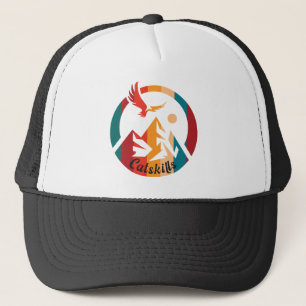 Casquette T-Shirt de Sunset de Randonnée Catskill Retro
