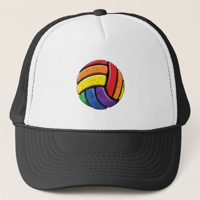 Casquette T-shirt de volley-ball LGBT (Devant)