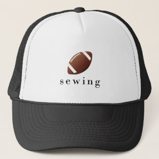 Casquette T-shirt drôle et hilarant de football de couture