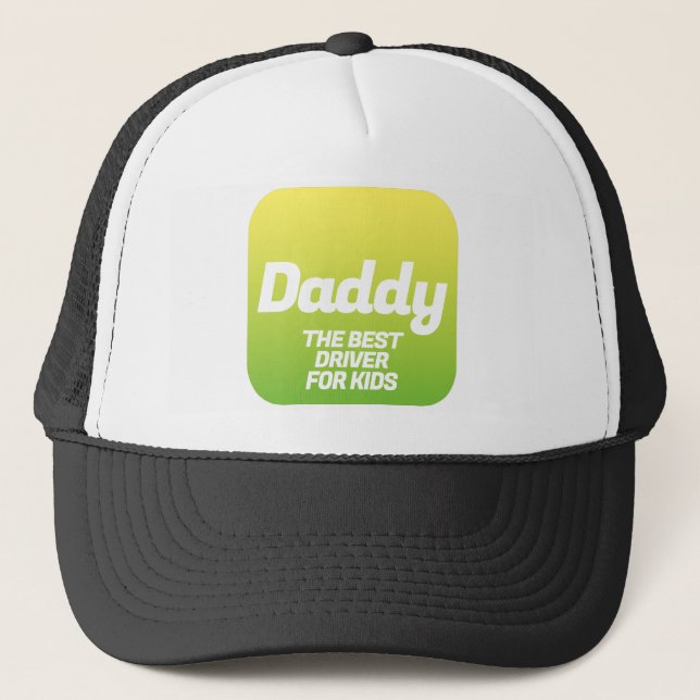 Casquette T-shirt du père drôle | Papa meilleur conducteur p (Devant)