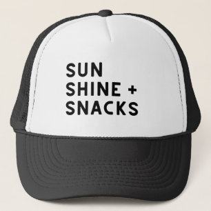 Casquette T-shirt femme SUNSHINE + SNACKS