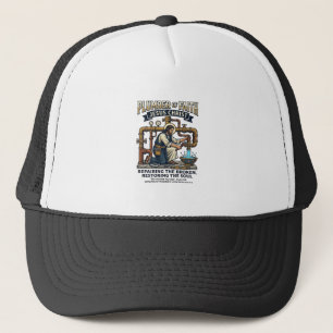 Casquette T-shirt graphique Jésus Plombier Art chrétien_1