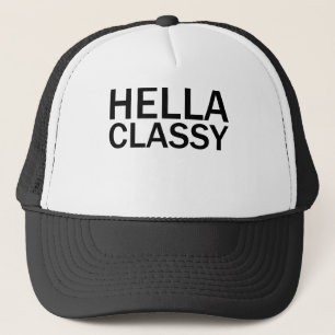 Casquette T-Shirt HELLA CHIC Drôle Mauvais Majuscules