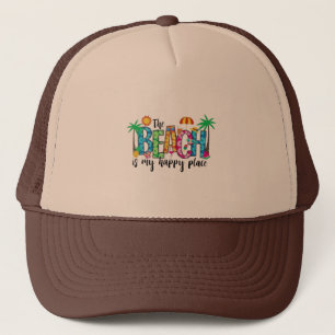 Casquette t-shirt ludique sur le thème de la plage