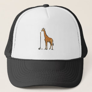 Casquette T-Shirt Vintage Gravure Girafe Golf Vector Desi