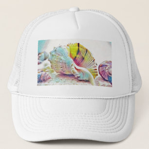 Casquette T-shirt vintage Tirage rose-Jaune