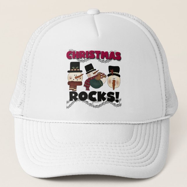 Casquette T-shirts et cadeaux Christmas Rocks (Devant)