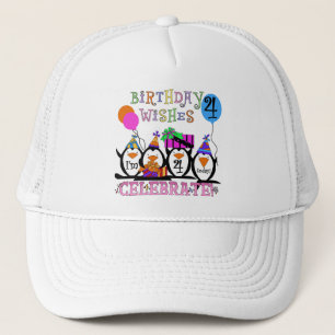 Casquette T-shirts et cadeaux de 4ème anniversaire de Pengui