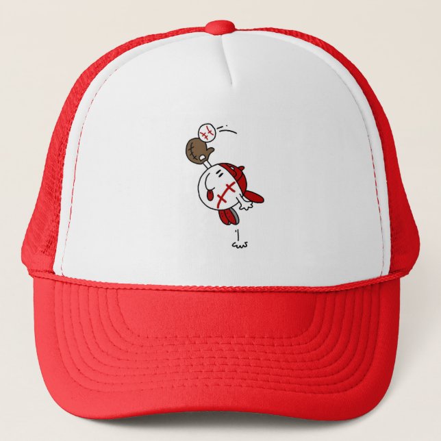 Casquette T-shirts et cadeaux de crochet de base-ball (Devant)