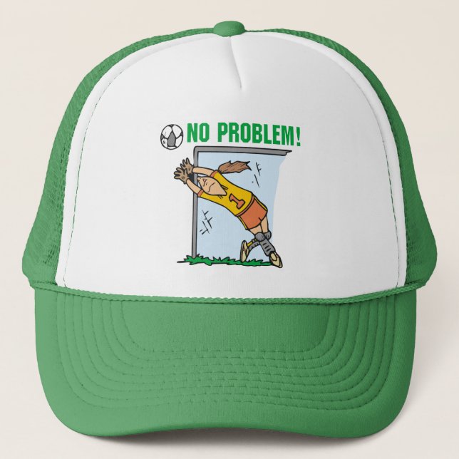 Casquette T-shirts et cadeaux de gardien de but du football (Devant)