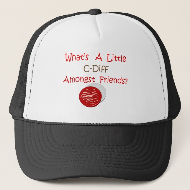 Casquette T-shirts et cadeaux de l'infirmière C-Diff (Devant)