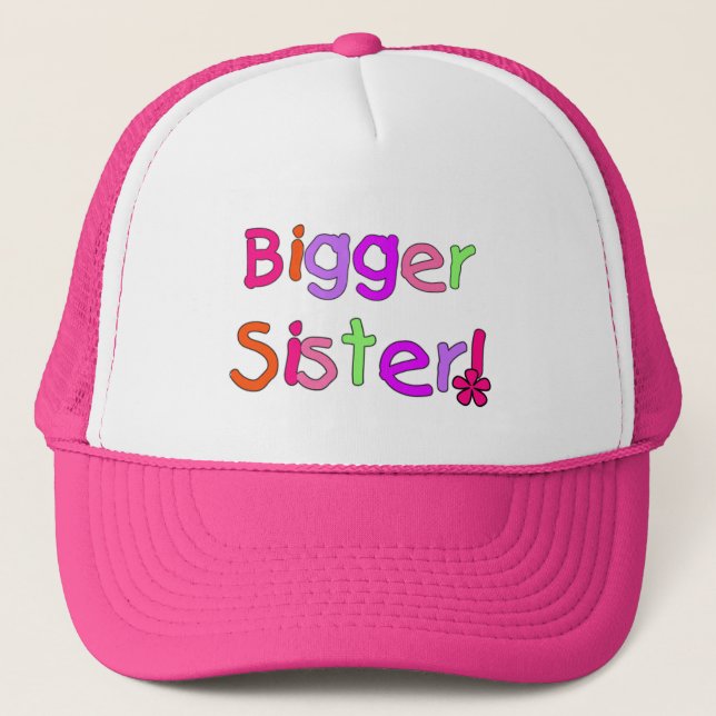 Casquette T-shirts et cadeaux de plus grande soeur (Devant)