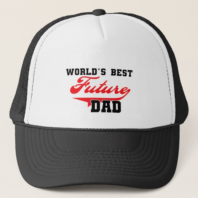 Casquette T-shirts et cadeaux du meilleur futur papa du mond (Devant)
