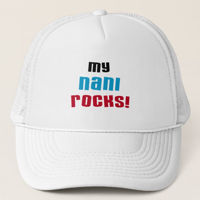 Casquette T-shirts et cadeaux My Nani Rocks (Devant)