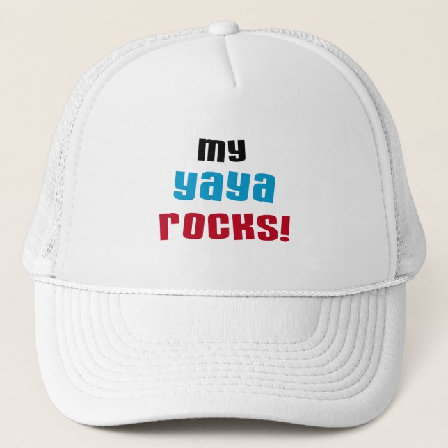 Casquette T-shirts et cadeaux My Yaya Rocks (Devant)