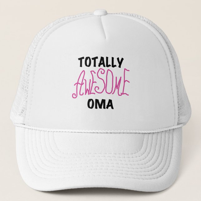 Casquette T-shirts et cadeaux Oma Pink absolument géniaux (Devant)