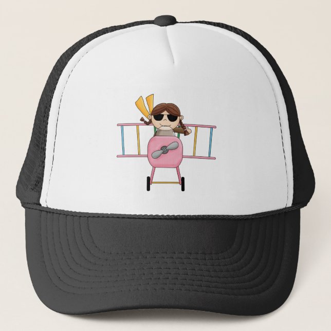 Casquette T-shirts et cadeaux pilotes de fille (Devant)