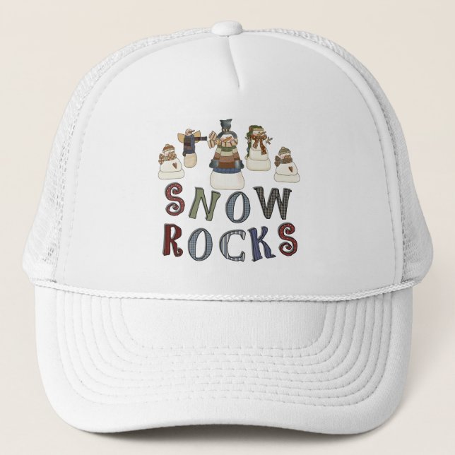 Casquette T-shirts et cadeaux Snow Rocks (Devant)