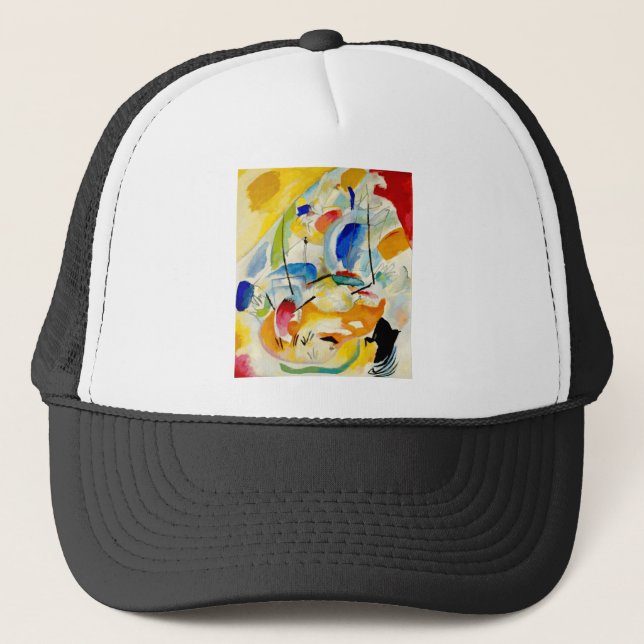 Casquette Tableau de bataille maritime de Kandinsky 1913 (Devant)