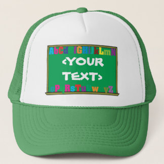 Casquette Tableau noir personnalisable, <YOURTEXT>