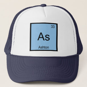 Casquette Tableau périodique de l'élément de chimie de nom A