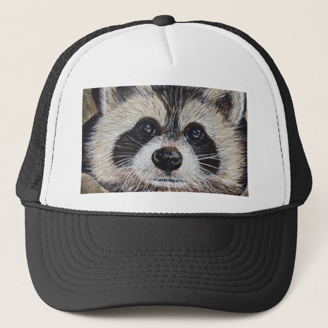 Casquette Tableau Raccoon (Devant)
