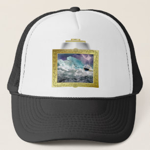 Casquette Tableau Titanic et Iceberg RMS