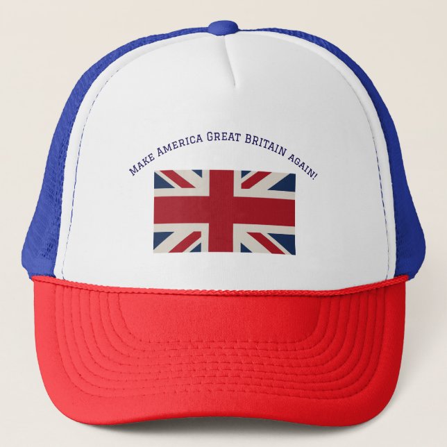 Casquette Tabliers - Drapeau Union Jack avec déclaration spi (Devant)