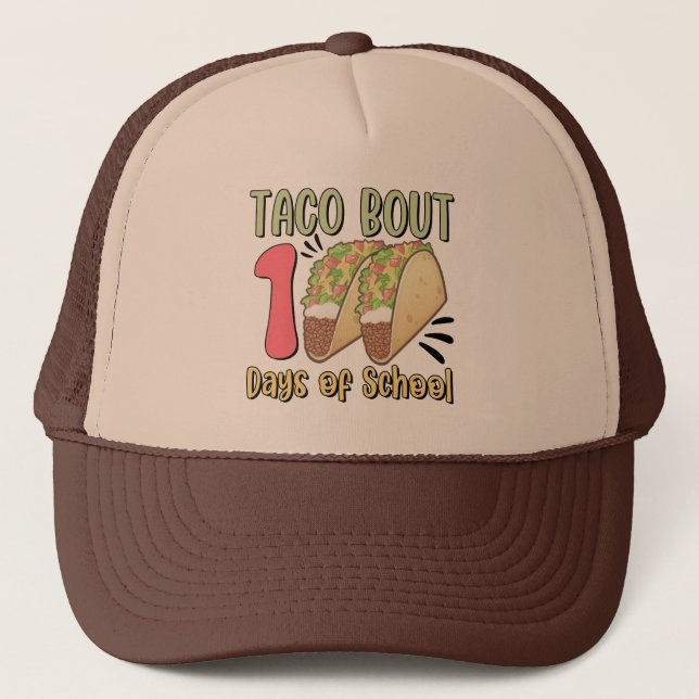 Casquette Taco Bout 100 jours d'école (Devant)