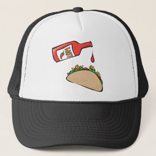 Casquette Taco et sauce chaude