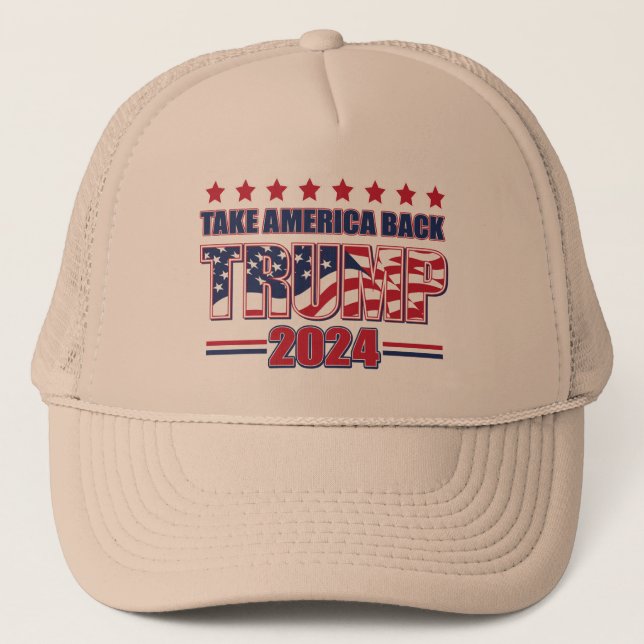 Casquette Take America Back Trump 2024 (Devant)