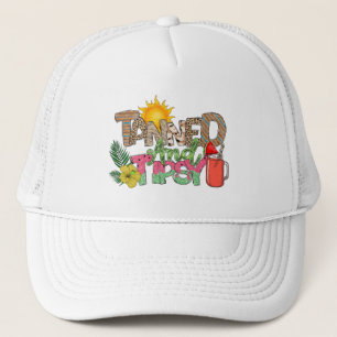 Casquette Tannée et Tipsy   Fun Summer Party Design