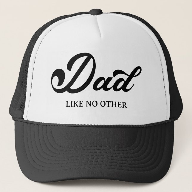 Casquette Tape à l'oeil Papa Comme Nul Autre Typographie Mod (Devant)