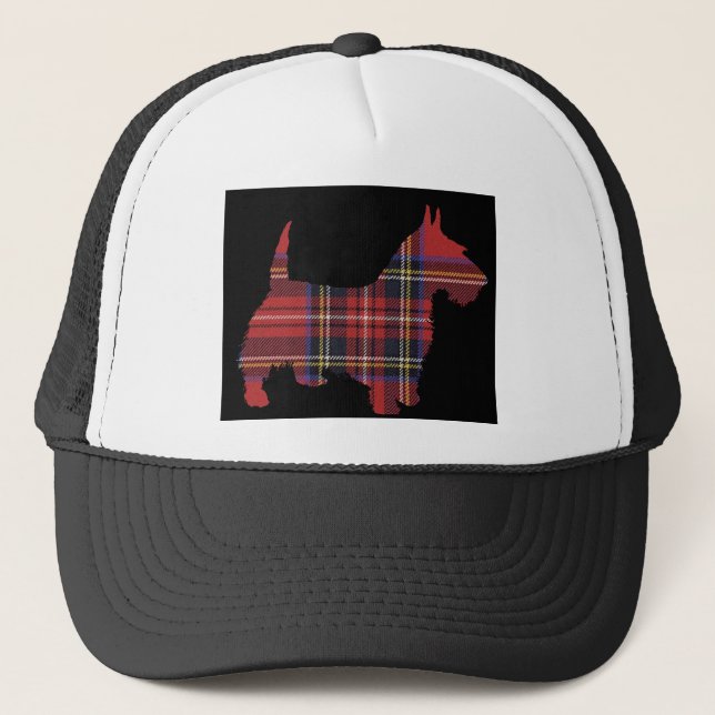 Casquette Tartan de chien de Scottie (Devant)