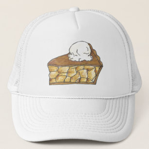 Casquette Tarte à la pomme cuite Une boulangerie dessert La 
